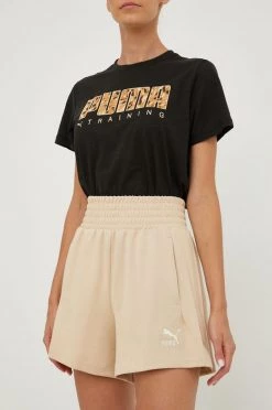 Γυναικεία Σορτς Puma μπεζ,