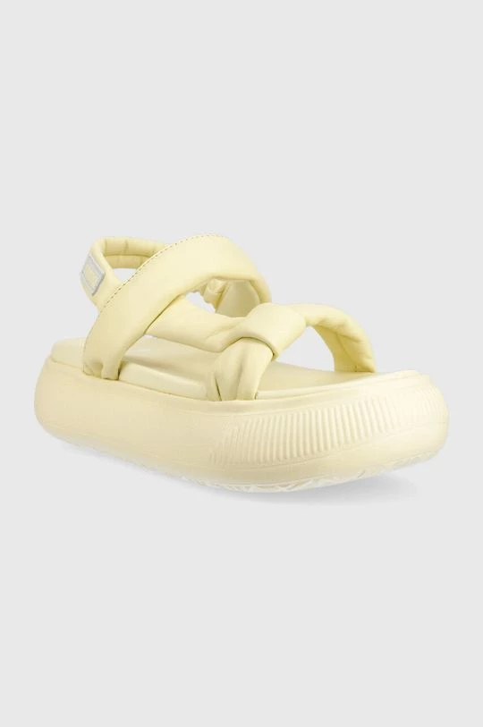 Γυναικεία Σανδάλια Δερμάτινα σανδάλια Puma Suede Mayu Summer Wns κίτρινο 2 Γυναικεία Σανδάλια Δερμάτινα σανδάλια Puma Suede Mayu Summer Wns κίτρινο - Image 2