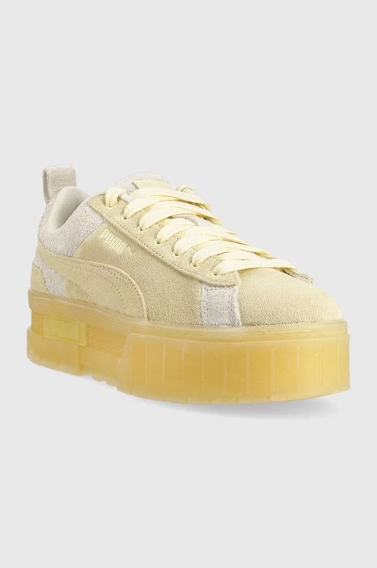 Γυναικεία Sneakers Σουέτ αθλητικά παπούτσια Puma Mayze Mono Wns κίτρινο 2 Γυναικεία Sneakers Σουέτ αθλητικά παπούτσια Puma Mayze Mono Wns κίτρινο - Image 2