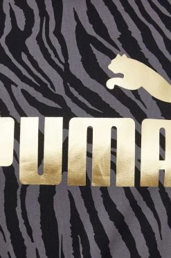 Γυναικεία Κοντομάνικο Βαμβακερό μπλουζάκι Puma μαύρο -Puma Κατάστημα unnamed file 3296