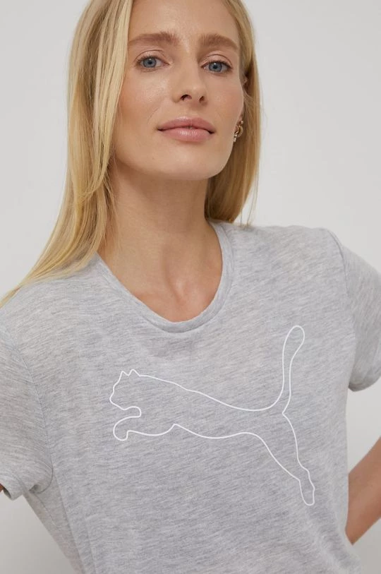 Γυναικεία Κοντομάνικο Μπλουζάκι προπόνησης Puma Rtg Heather γκρι 4 Γυναικεία Κοντομάνικο Μπλουζάκι προπόνησης Puma Rtg Heather γκρι - Image 4