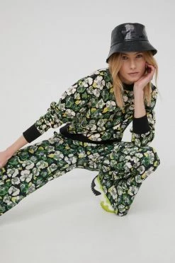 Γυναικεία Χωρίς φερμουάρ Βαμβακερή μπλούζα Puma Puma X Liberty χρώμα: πράσινο