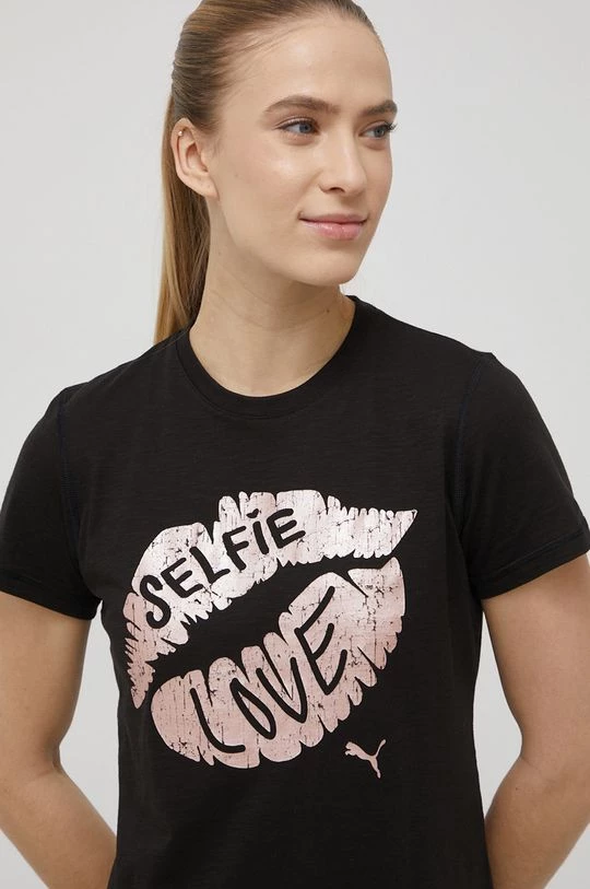 Γυναικεία Κοντομάνικο Μπλουζάκι προπόνησης Puma Performance Graphic μαύρο 4 Γυναικεία Κοντομάνικο Μπλουζάκι προπόνησης Puma Performance Graphic μαύρο - Image 4