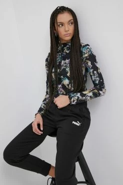 Γυναικεία Μακρυμάνικο Longsleeve Puma χρώμα: μαύρο