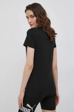 Γυναικεία Κοντομάνικο Βαμβακερό μπλουζάκι Puma μαύρο -Puma Κατάστημα unnamed file 3448