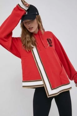 Γυναικεία Χωρίς φερμουάρ Μπλούζα Puma Title Nine χρώμα: κόκκινο,