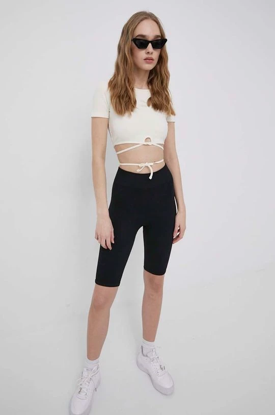 Γυναικεία Κοντομάνικο Top Puma χρώμα: μπεζ 2 Γυναικεία Κοντομάνικο Top Puma χρώμα: μπεζ - Image 2