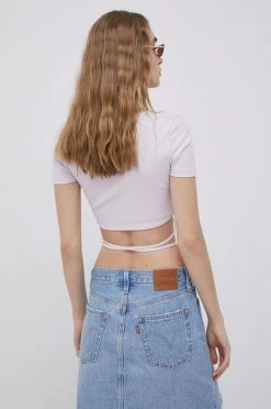 Γυναικεία Κοντομάνικο Top Puma χρώμα: μοβ -Puma Κατάστημα unnamed file 3472