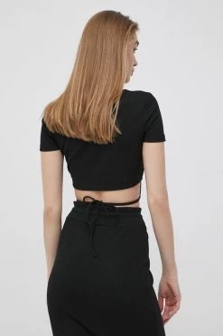 Γυναικεία Κοντομάνικο Top Puma χρώμα: μαύρο -Puma Κατάστημα unnamed file 3477