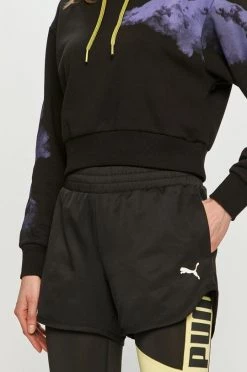 Γυναικεία Σορτς Puma μαύρο,