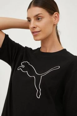 Γυναικεία Κοντομάνικο Βαμβακερό μπλουζάκι Puma μαύρο -Puma Κατάστημα unnamed file 3734