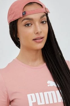 Γυναικεία Κοντομάνικο Παιδικό βαμβακερό μπλουζάκι Puma ροζ -Puma Κατάστημα unnamed file 3769