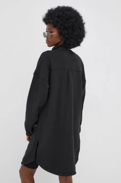 Γυναικεία Πουκάμισα Βαμβακερό πουκάμισο Puma χρώμα: μαύρο, -Puma Κατάστημα unnamed file 3812