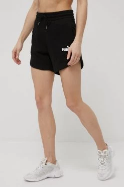 Γυναικεία Σορτς Puma Essentials χρώμα: μαύρο,