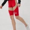 Γυναικεία Σορτς Puma Title Nine χρώμα: κόκκινο,