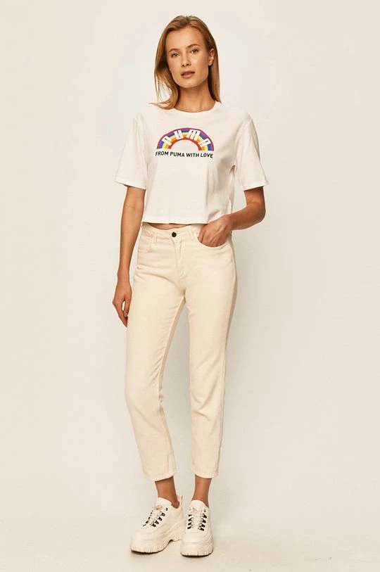 Γυναικεία Κοντομάνικο Puma - Μπλουζάκι λευκό 2 Γυναικεία Κοντομάνικο Puma - Μπλουζάκι λευκό - Image 2