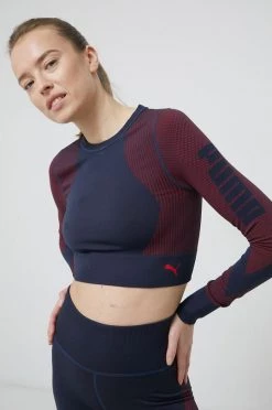 Γυναικεία Μακρυμάνικο Longsleeve Puma χρώμα: ναυτικό μπλε -Puma Κατάστημα unnamed file 4087