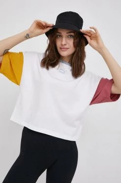 Γυναικεία Κοντομάνικο Βαμβακερό μπλουζάκι Puma άσπρο