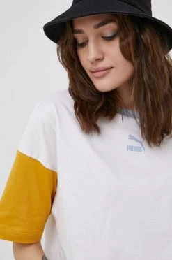 Γυναικεία Κοντομάνικο Βαμβακερό μπλουζάκι Puma άσπρο -Puma Κατάστημα unnamed file 4092