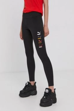 Γυναικεία Κολάν Puma χρώμα: μαύρο