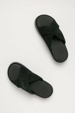 Γυναικεία Σαγιονάρες Παντόφλες Puma χρώμα: μαύρο -Puma Κατάστημα unnamed file 4163