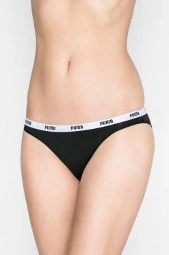 Γυναικεία Puma - Σλιπ PUMA ICONIC BIKINI (2-pack) μαύρο