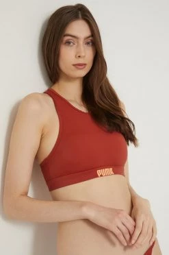 Γυναικεία Μπικίνι Σουτιέν κολύμβησης Puma καφέ