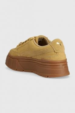 Γυναικεία Sneakers Δερμάτινα αθλητικά παπούτσια Puma Mayze Stack Suede Wns μπεζ -Puma Κατάστημα unnamed file 425
