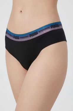 Γυναικεία Σλιπ Βραζιλιάνικο στρίνγκ Puma μαύρο