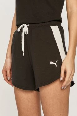 Γυναικεία Σορτς Puma χρώμα: μαύρο