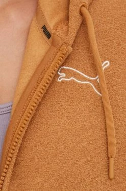 Γυναικεία Με φερμουάρ Μπλούζα Puma καφέ, με κουκούλα -Puma Κατάστημα unnamed file 454