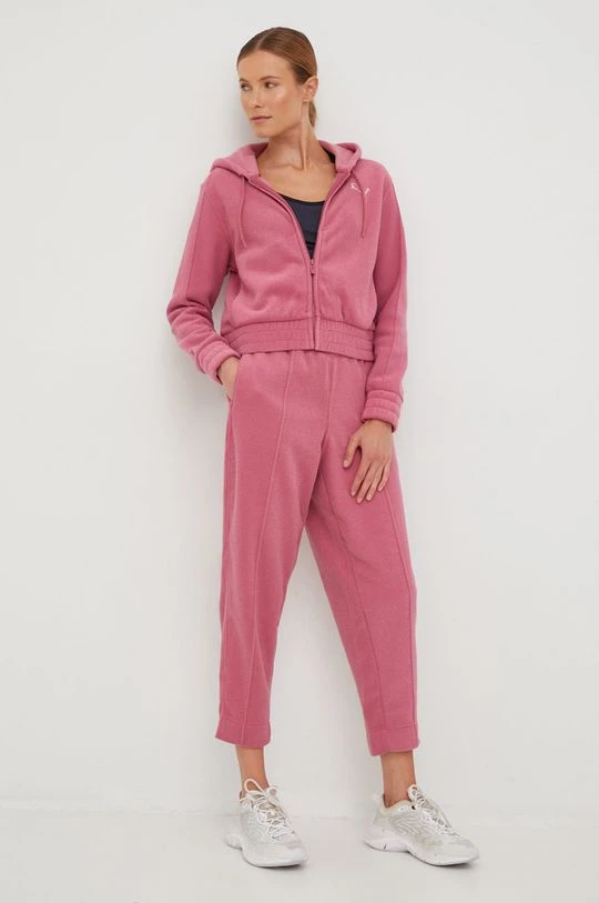 Γυναικεία Με φερμουάρ Μπλούζα Puma μοβ, με κουκούλα 2 Γυναικεία Με φερμουάρ Μπλούζα Puma μοβ, με κουκούλα - Image 2