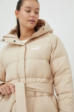 Γυναικεία Μακριά μπουφάν Μπουφάν με επένδυση από πούπουλα Puma μπεζ, -Puma Κατάστημα unnamed file 47