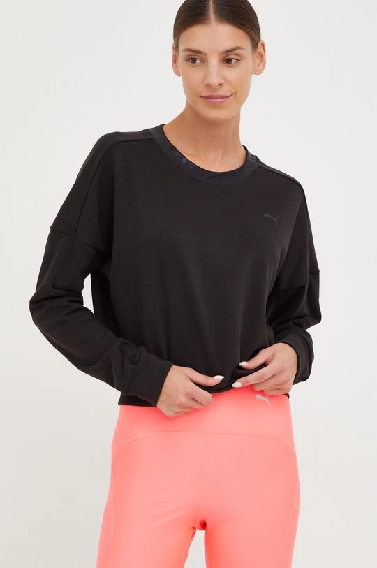 Γυναικεία Χωρίς φερμουάρ Φούτερ προπόνησης Puma Safari Glam μαύρο 1 Γυναικεία Χωρίς φερμουάρ Φούτερ προπόνησης Puma Safari Glam μαύρο