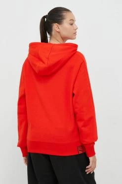 Γυναικεία Χωρίς φερμουάρ Βαμβακερή μπλούζα Puma Vogue γυναικεία, χρώμα: κόκκινο, με κουκούλα -Puma Κατάστημα unnamed file 532