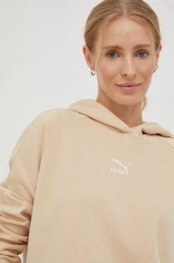 Γυναικεία Χωρίς φερμουάρ Μπλούζα Puma μπεζ,