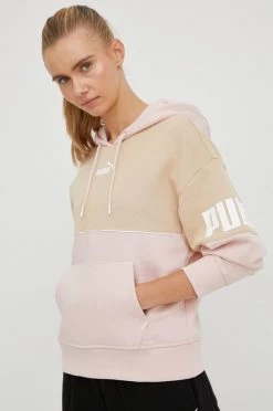 Γυναικεία Χωρίς φερμουάρ Μπλούζα Puma μπεζ,