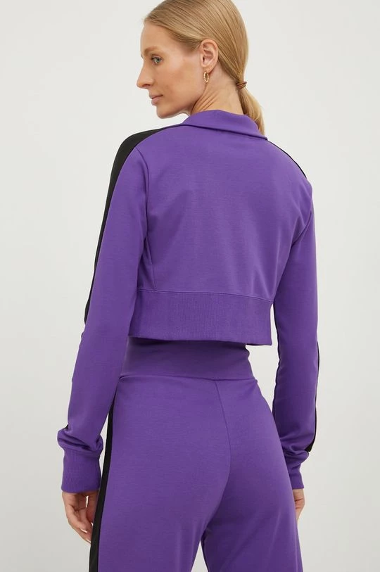 Γυναικεία Με φερμουάρ Μπλούζα Puma X Dua Lipa μοβ 3 Γυναικεία Με φερμουάρ Μπλούζα Puma X Dua Lipa μοβ - Image 3