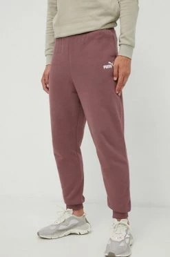 Γυναικεία Παντελόνια φόρμας Παντελόνι Puma μοβ