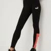 Γυναικεία Κολάν Puma Power Colorblock μαύρο