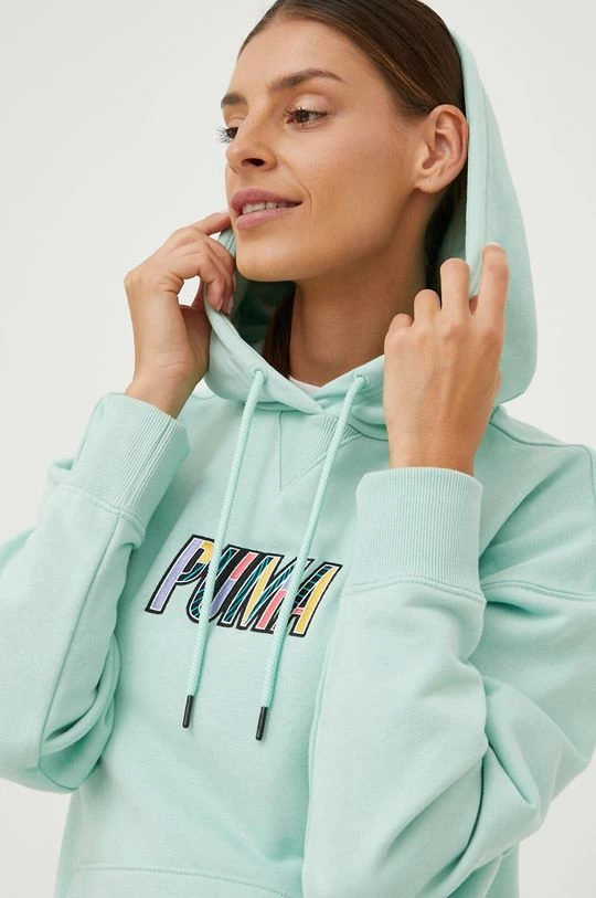 Γυναικεία Χωρίς φερμουάρ Μπλούζα Puma πράσινο, 1 Γυναικεία Χωρίς φερμουάρ Μπλούζα Puma πράσινο,