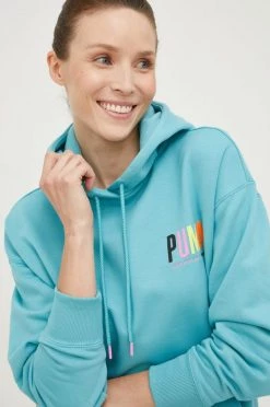 Γυναικεία Χωρίς φερμουάρ Μπλούζα Puma χρώμα: τιρκουάζ, -Puma Κατάστημα unnamed file 936