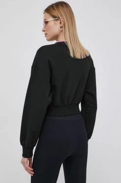 Γυναικεία Χωρίς φερμουάρ Βαμβακερή μπλούζα Puma χρώμα: μαύρο, -Puma Κατάστημα unnamed file 988