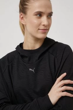 Γυναικεία Χωρίς φερμουάρ Φούτερ προπόνησης Puma Flawless χρώμα: μαύρο, -Puma Κατάστημα unnamed file 999